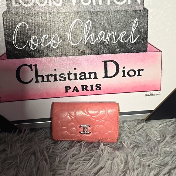Chanel Camilla Pink With Silver Hardware 6 Ring Key Holder (EUC)(RARE)(16628028) - Picture 1 of 11